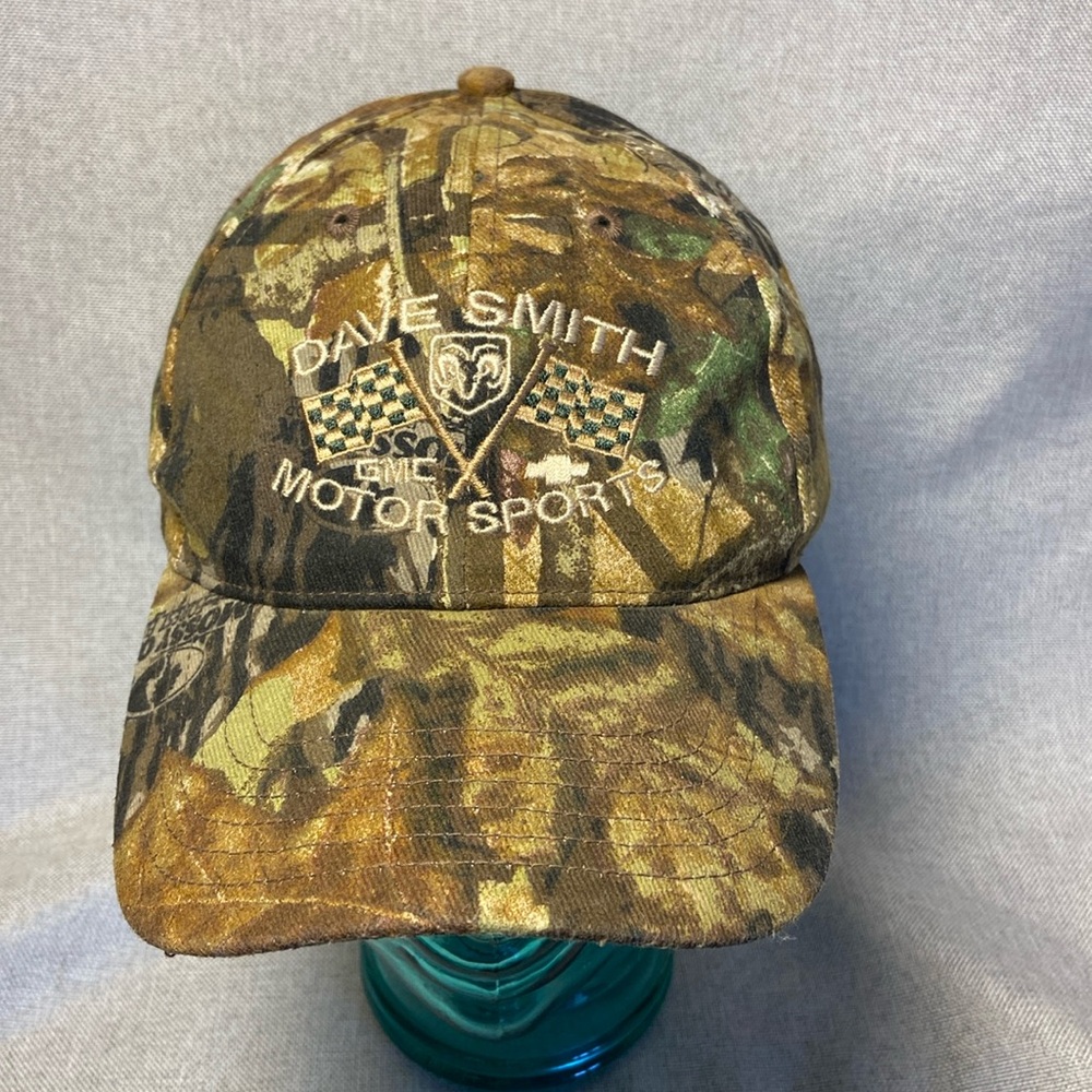 Dave Smith GMC Motorsports Camouflage Flexstrap Baseball Hat/Cap